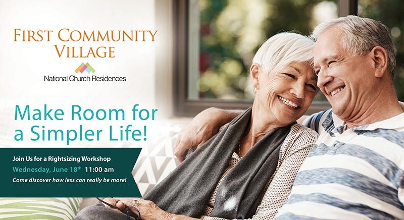 First Community Village Downsizing Seminar