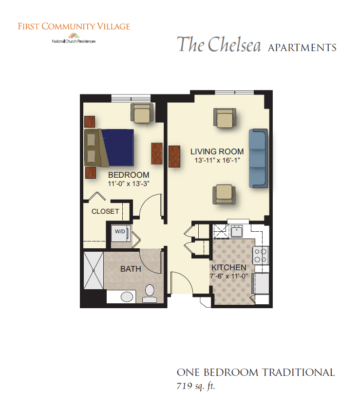 The Chelsea floorplan