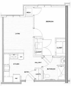 Bretton Woods bedroom floorplan C