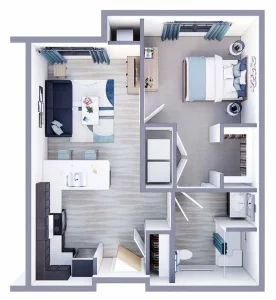 Bretton Woods bedroom floorplan C detail