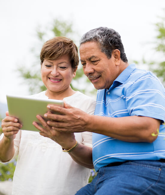 residents on iPad