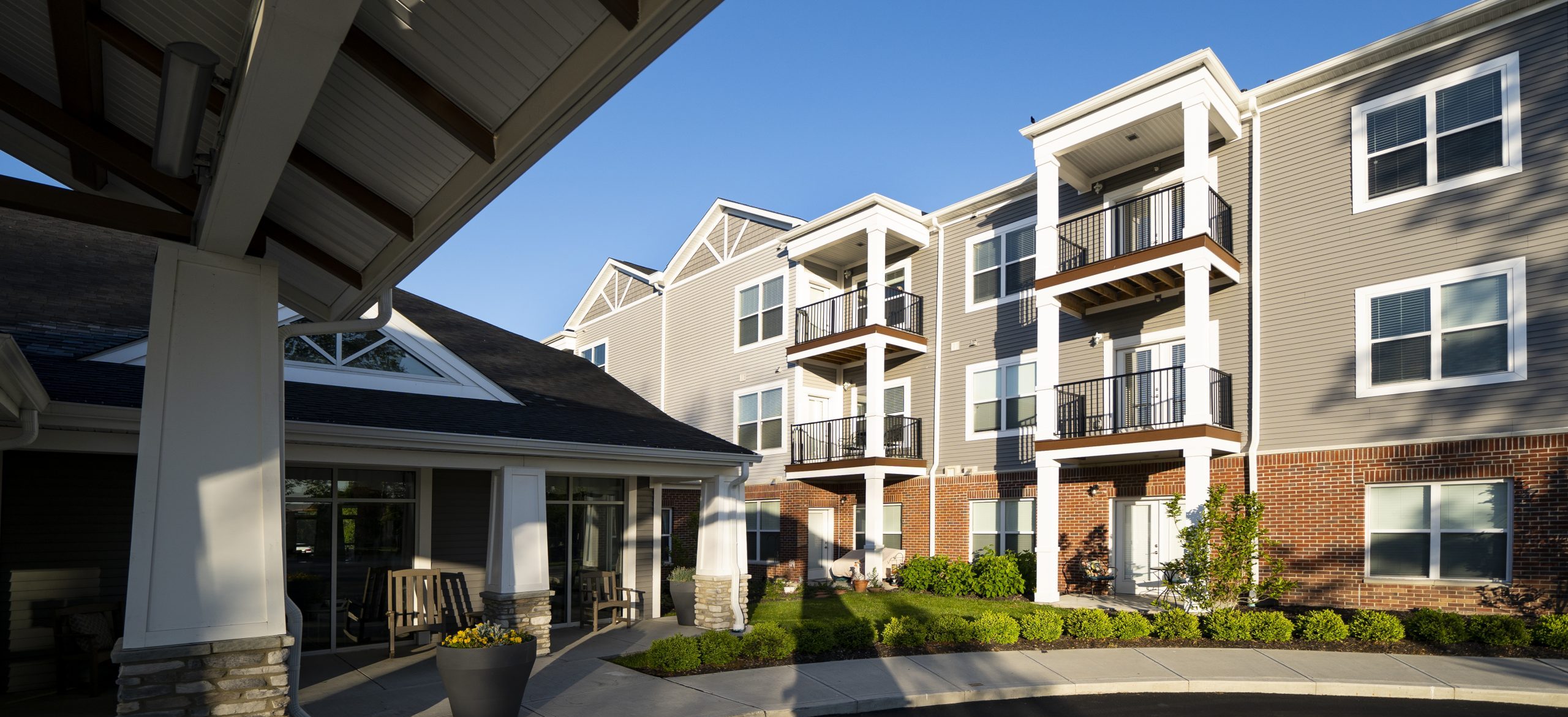 Photo of exterior of legacy village