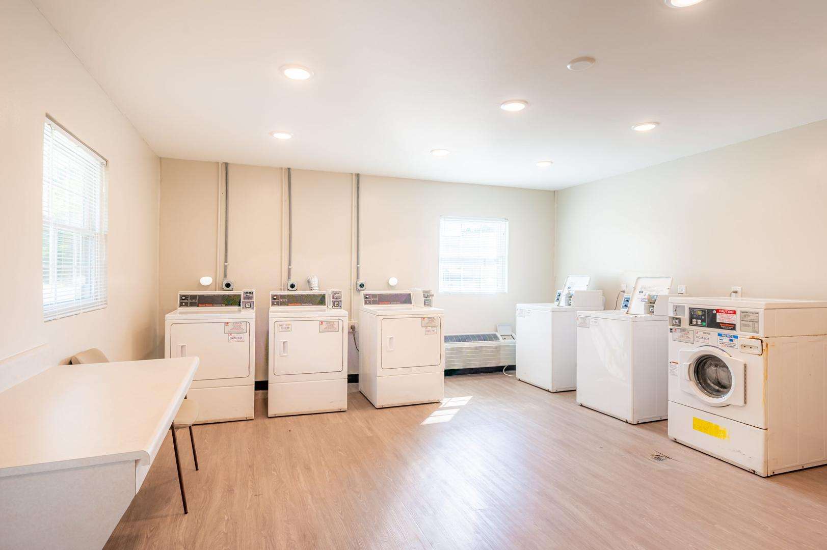 Laundry room inside Greg