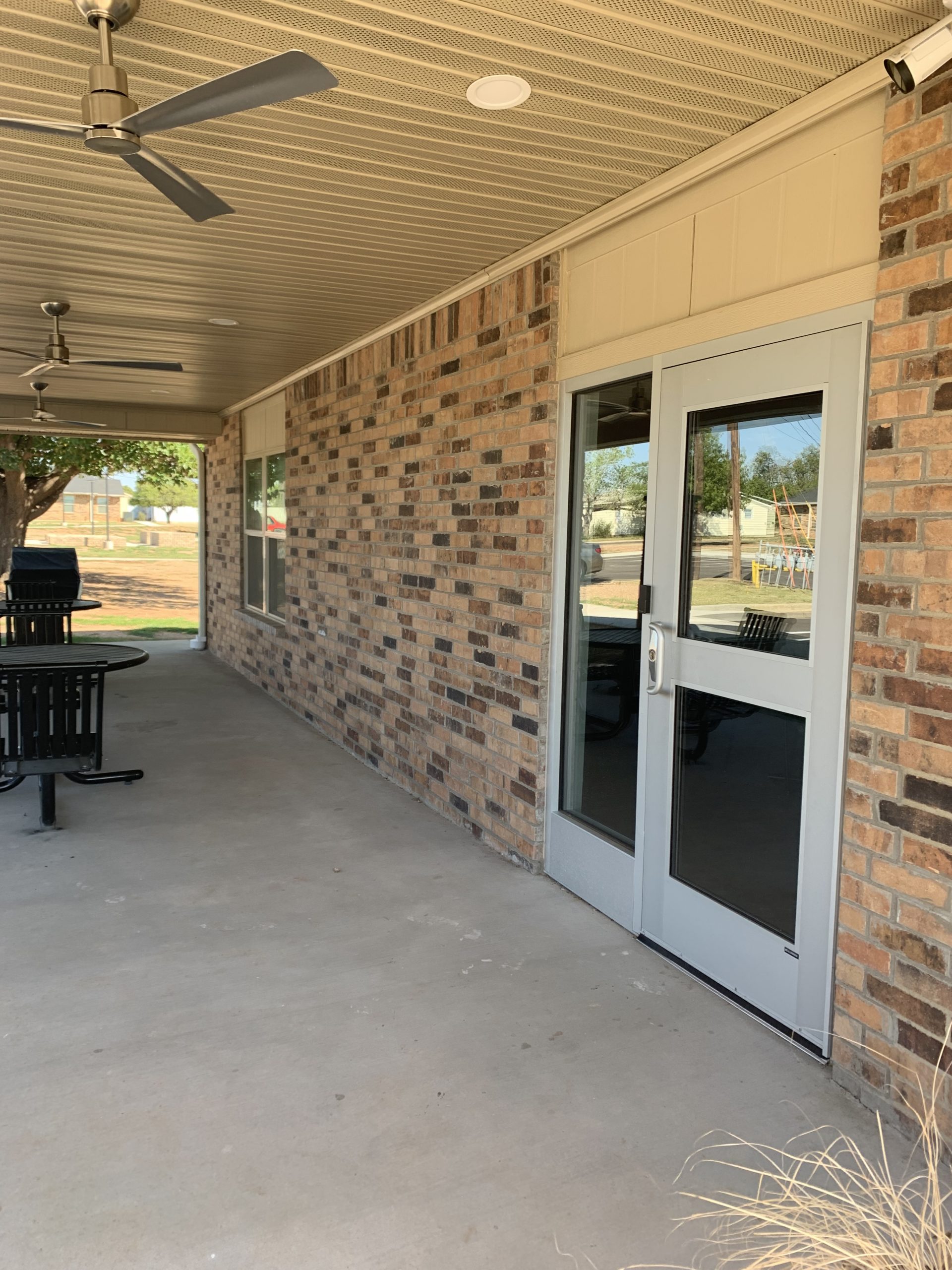 Door to outside patio area