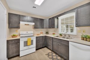 kitchen in a Bristol Village rental home