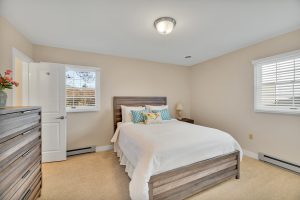 bedroom in a Bristol Village rental home