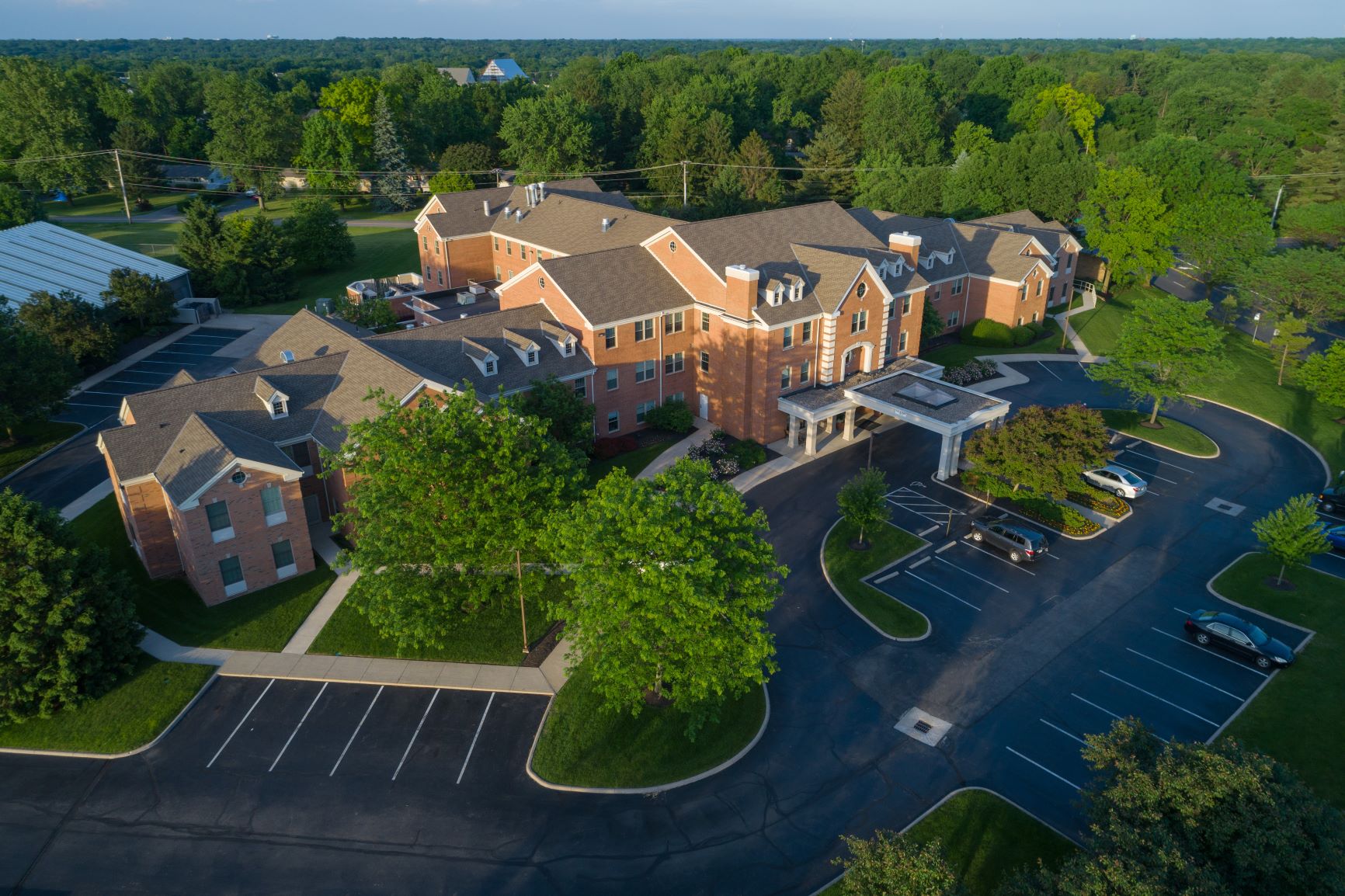 Exterior of Harmony Trace assisted living community