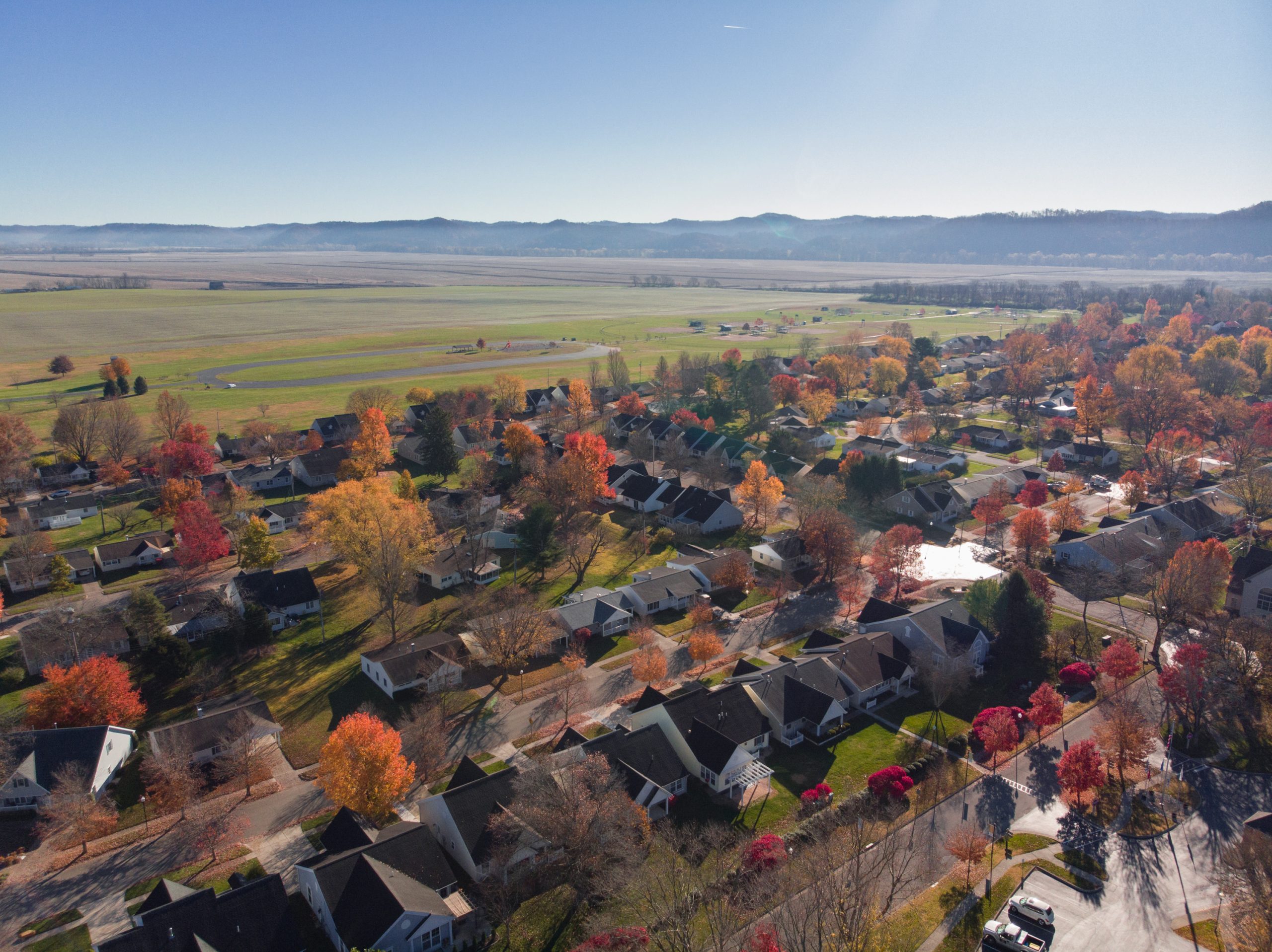 Bristol Village in the autumn