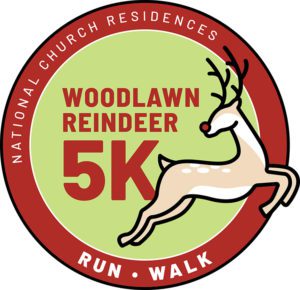 Woodland deer 5k logo