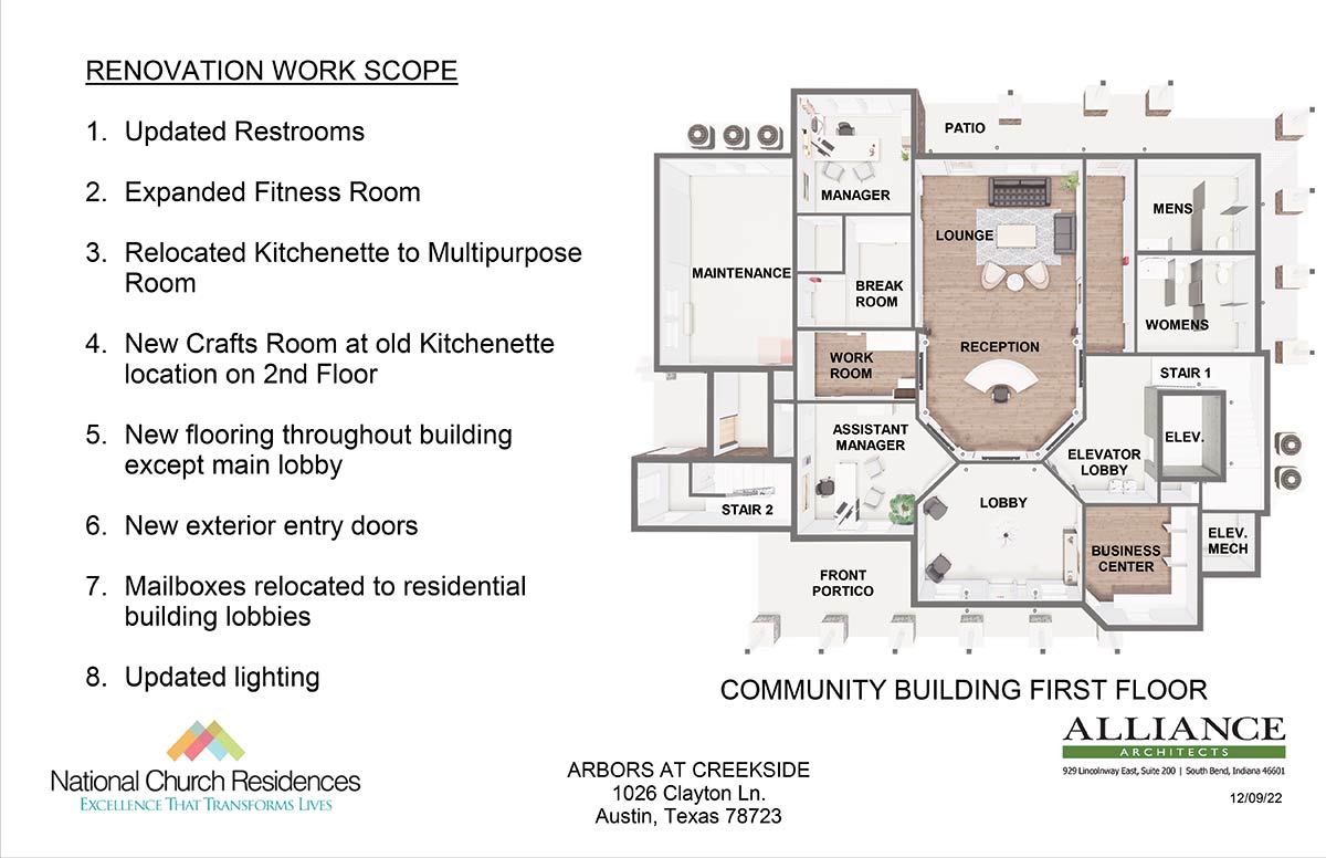 First floor renovations