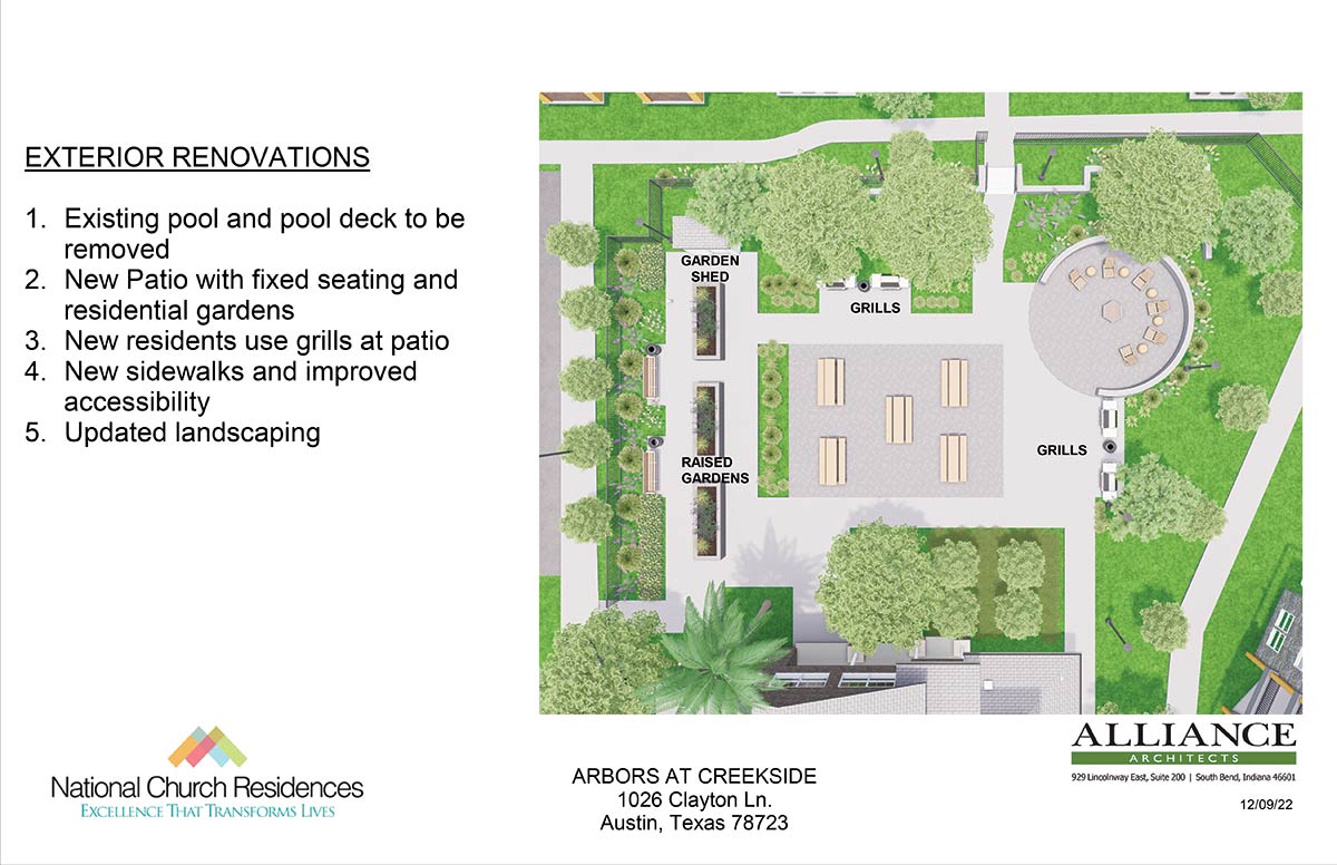 Outdoor renovations