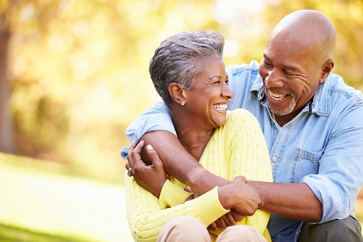 elderly couple