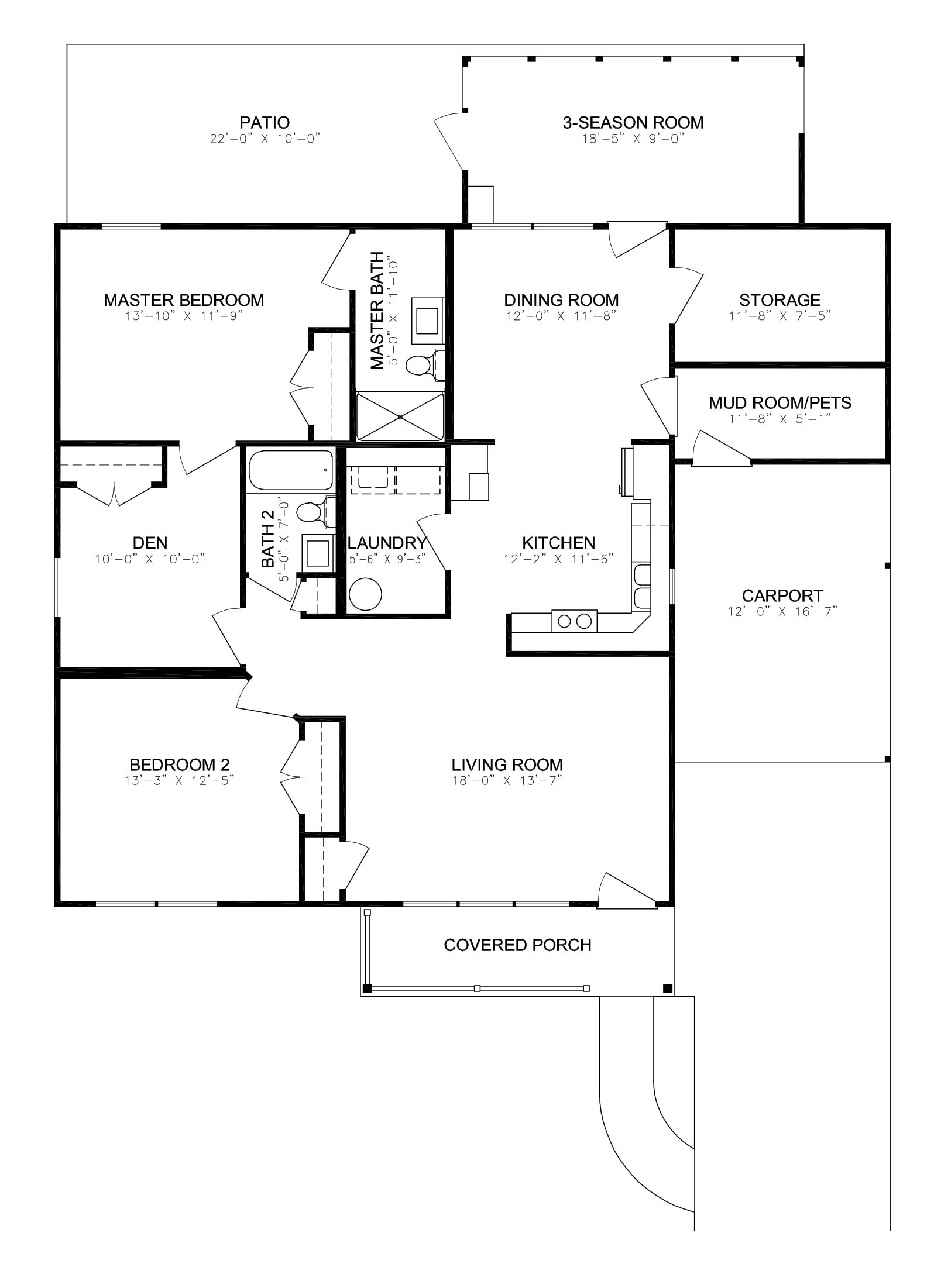 Bristol Village - 300 Valerie Drive floor plan