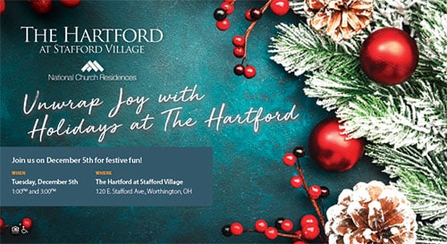 The Hartford Holiday event flyer