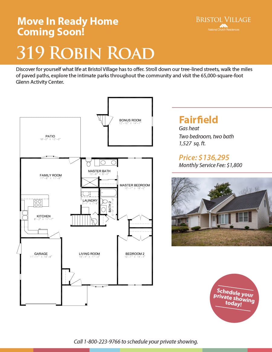 319 Robin Road flyer
