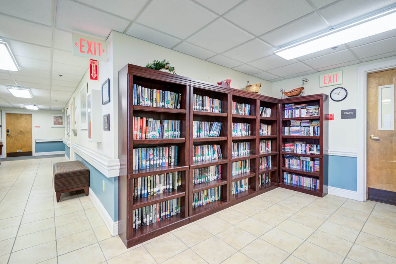 bookshelves