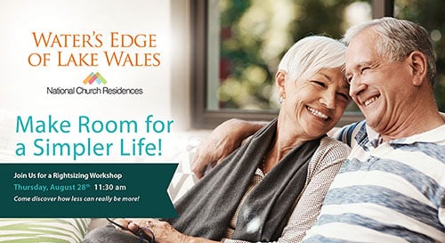 Water's Edge of Lake Wales Downsizing Seminar Event image