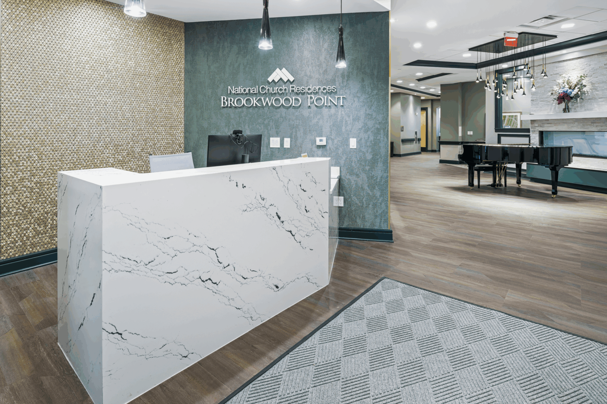 Brookwood Point reception desk