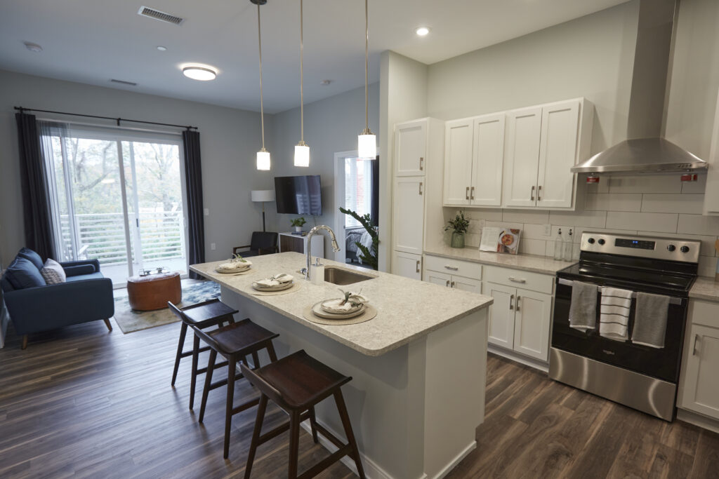 Walnut trace model apartment