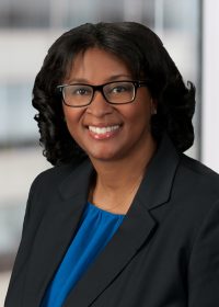 Professional woman smiling headshot