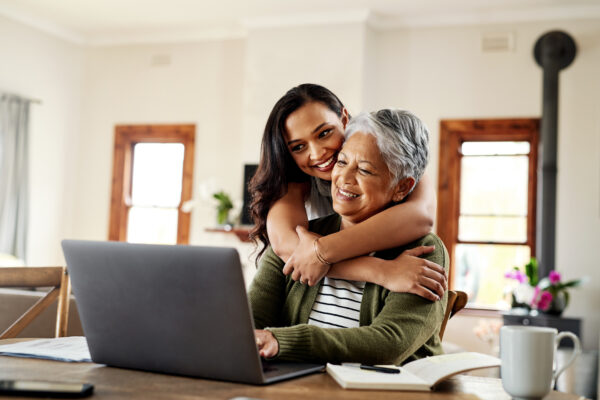 Caregiver and loved one