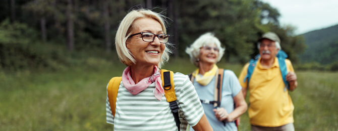 Seniors on a hike