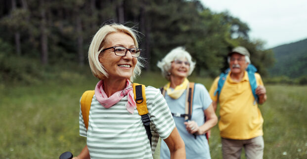 Seniors on a hike