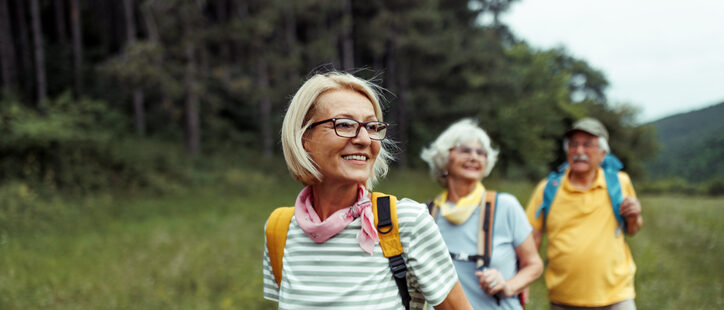 Seniors on hike