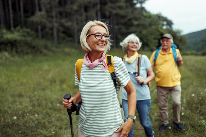 Seniors on a hike