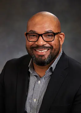 Smiling man in suit portrait