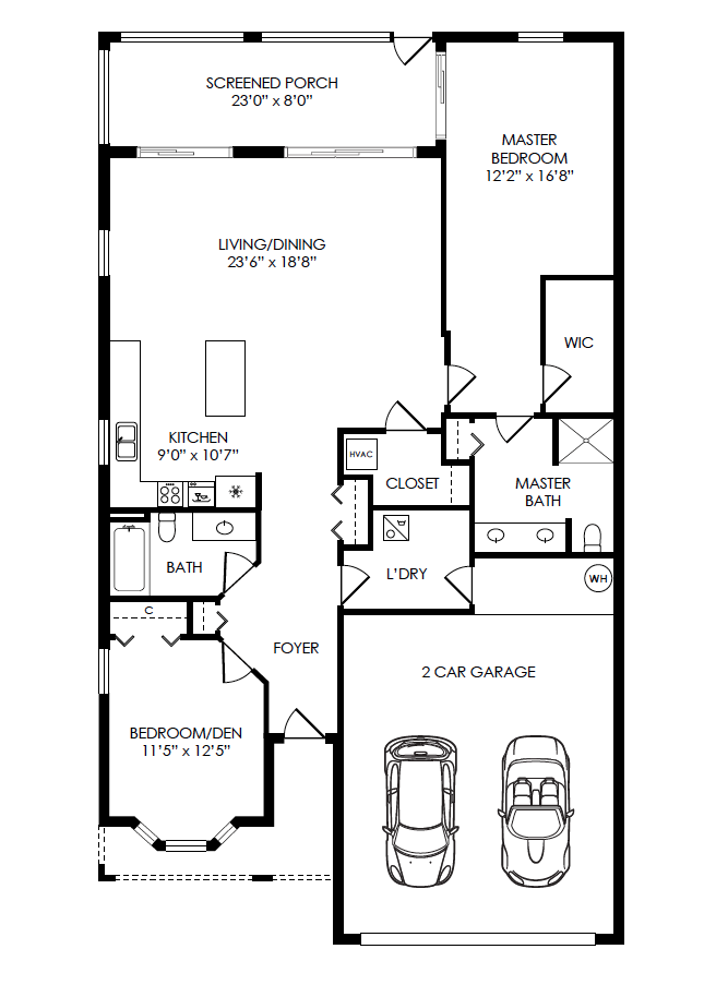 Tangerine Villa 2D floor plan