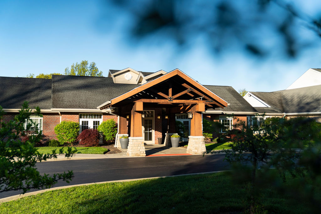 Exterior of Legacy Village entrance