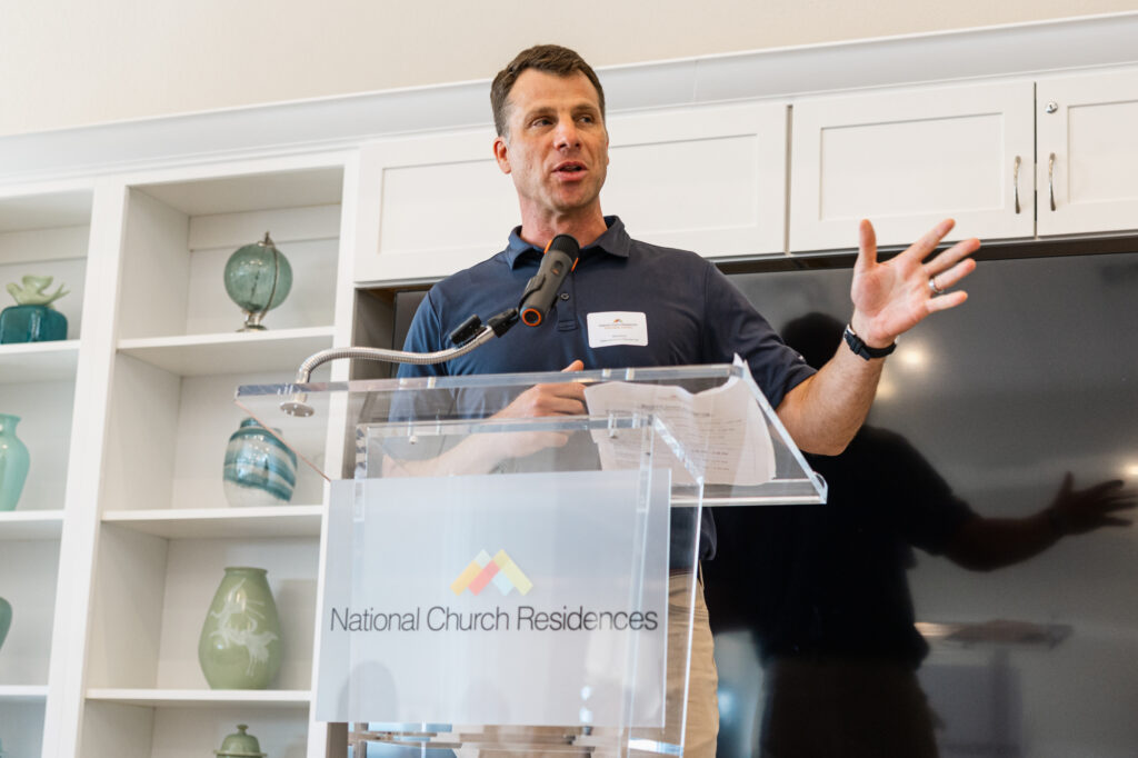 Memorial Towers at National Church Residences grand reopening August 25, 2026